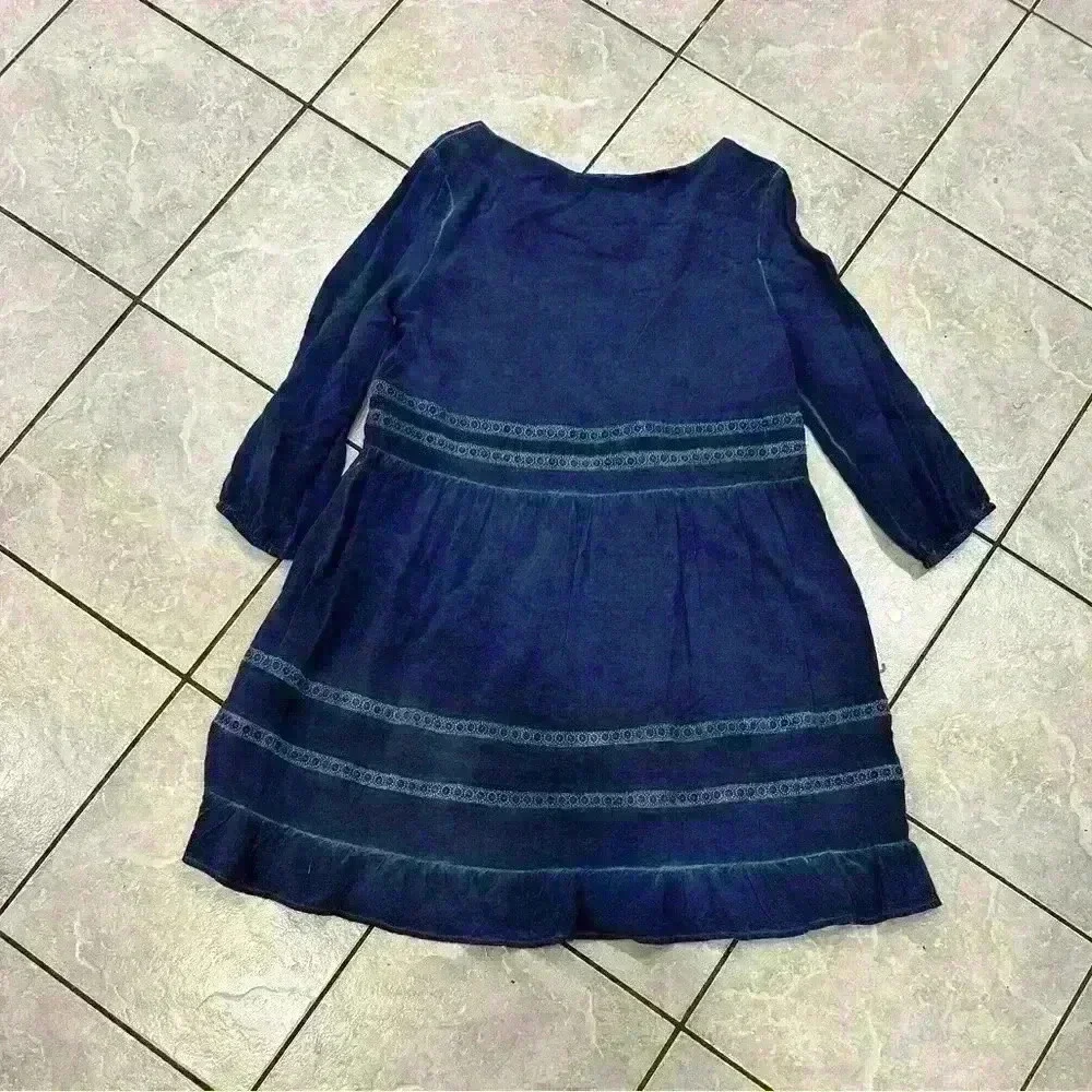 b-SHARP Chambray Blur Dress Size Medium - Picture 2 of 5